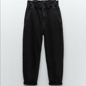 Zara Baggy Paperbag Jeans